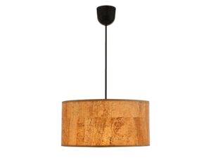 Miniaturka 1 - Lampa wisząca Silenia 1-punktowa, dodatkowe ujęcie beżowego abażuru