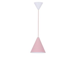 Miniaturka 2 - Różowa lampa wisząca Silero stożkowy klosz