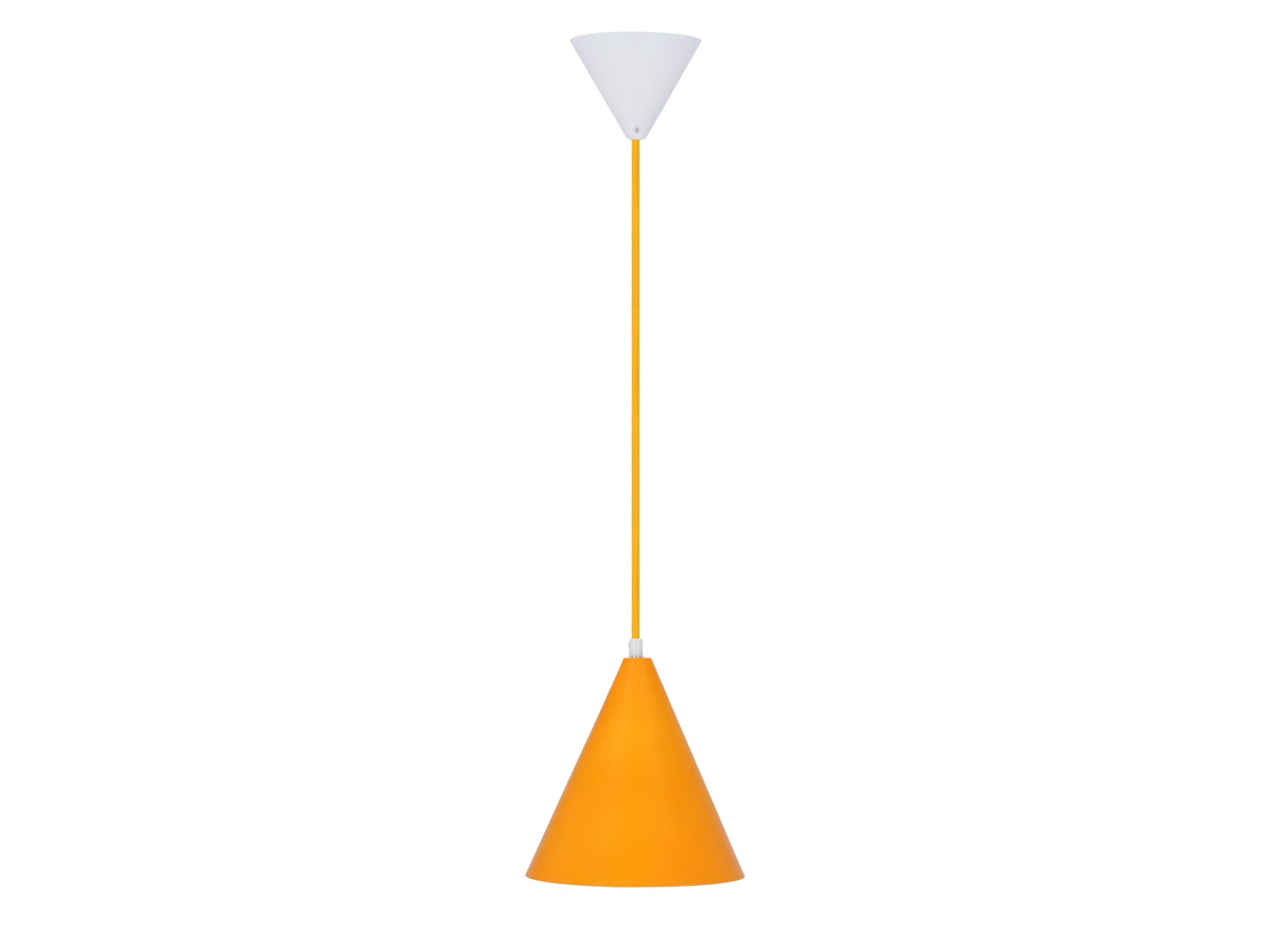 Lampa wisząca Silero żółty klosz i przewód