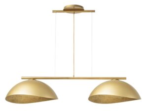Miniaturka 1 - Lampa wisząca Solar 2 M złota z dwiema złotymi kopułami