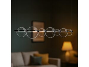 Miniaturka 2 - Lampa wisząca Solemina LED 125 cm w aranżacji wnętrza, widok pierwszy