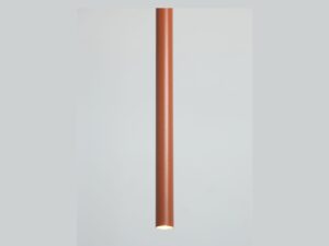 Miniaturka 11 - Detal cylindrycznego ceglanego klosza lampy wiszącej Sopel 1