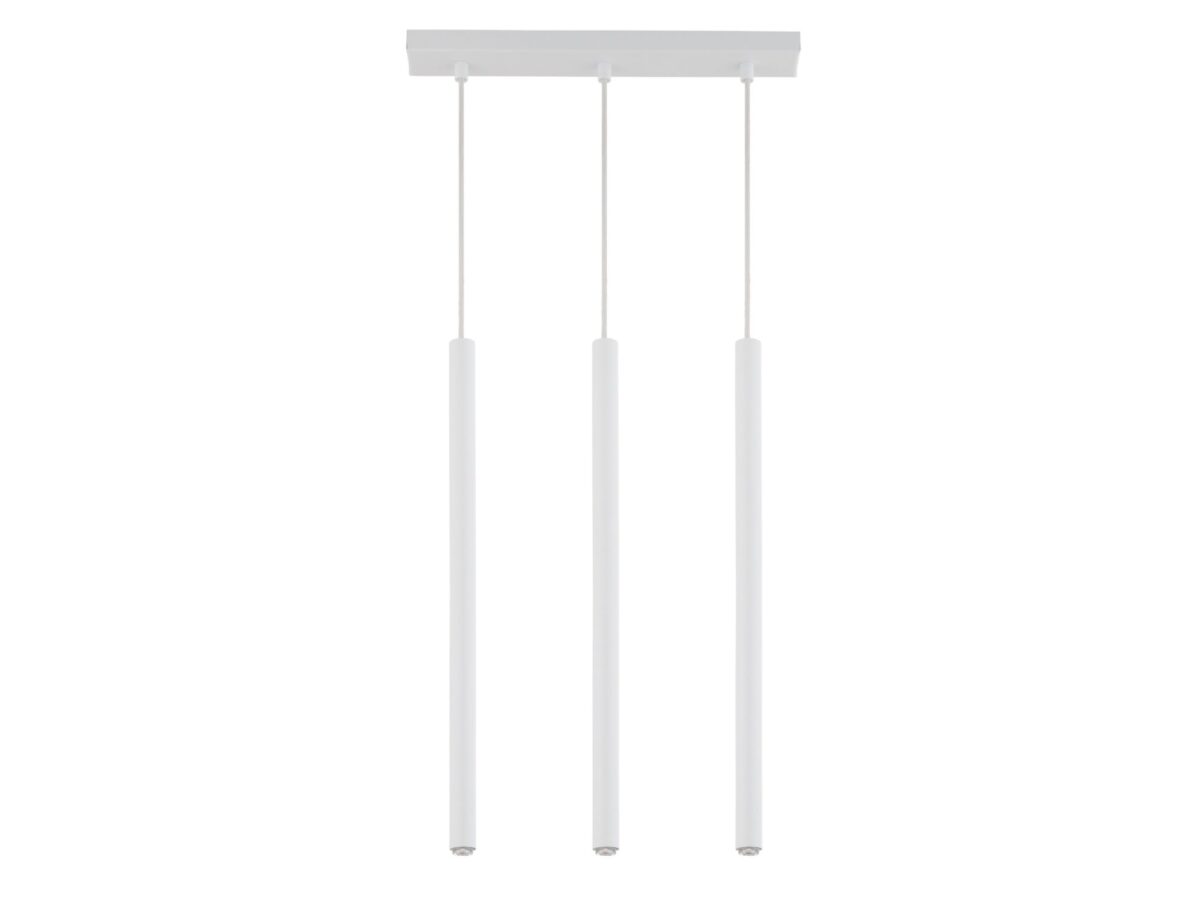 Lampa wisząca Sopel 3 Prosty 3-punktowa z rurkowymi kloszami