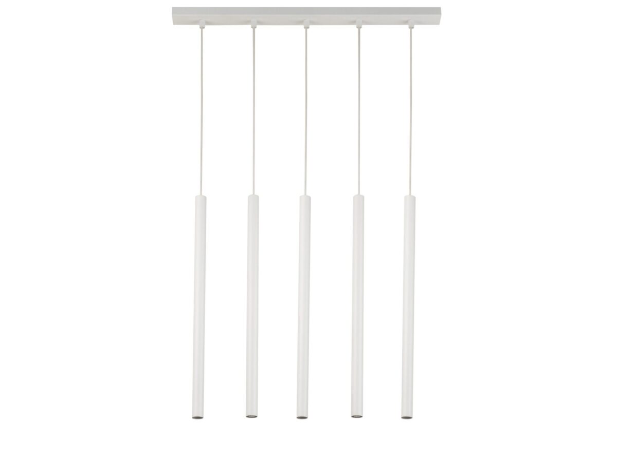 Lampa wisząca Sopel 5 prosty 5-punktowa