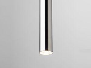 Miniaturka 2 - Zbliżenie srebrnego wykończenia klosza lampy Sopel Lux 3 koło