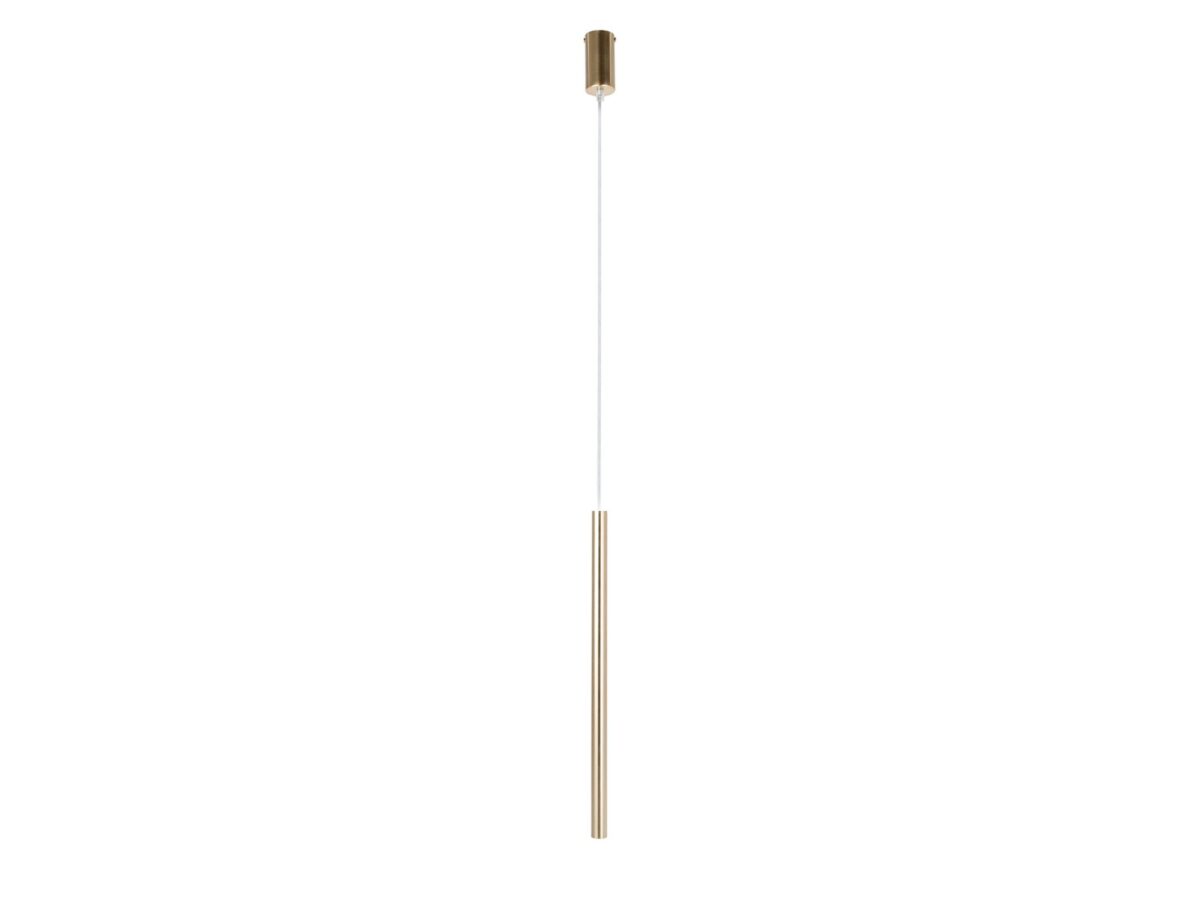 Lampa wisząca Sopel Premium 1 złoty szczotkowany