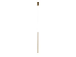 Miniaturka 2 - Lampa wisząca Sopel Premium 1 złoty szczotkowany, klosz 50 cm