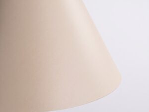 Miniaturka 37 - Lampa wisząca Sorvella 25 cm beżowy – detal krawędzi klosza