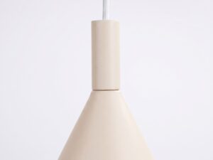 Miniaturka 38 - Lampa wisząca Sorvella 25 cm beżowy – detal mocowania klosza