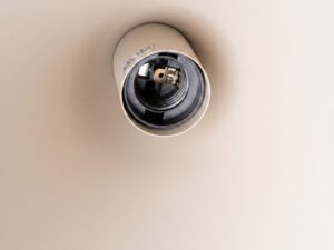 Miniaturka 39 - Lampa wisząca Sorvella 25 cm beżowy – oprawka E27 od spodu