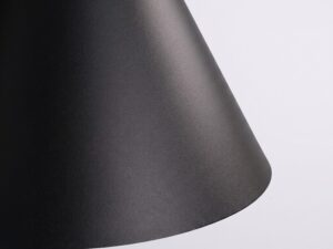 Miniaturka 47 - Lampa wisząca Sorvella 25 cm czarny – detal krawędzi klosza