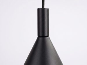 Miniaturka 48 - Lampa wisząca Sorvella 25 cm czarny – detal mocowania klosza