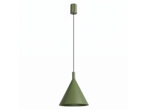 Miniaturka 25 - Lampa wisząca Sorvella 25 cm zielony oliwkowy