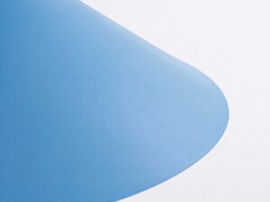 Miniaturka 10 - Lampa wisząca Sorvella 40 cm błękitny – detal krawędzi klosza