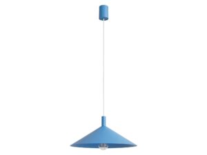 Miniaturka 6 - Lampa wisząca Sorvella 40 cm błękitny na białym tle