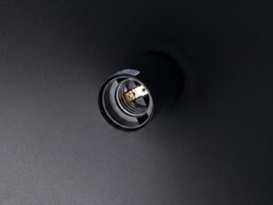 Miniaturka 116 - Lampa wisząca Sorvella 40 cm czarny – oprawka E27 od spodu