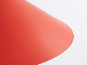 Miniaturka 31 - Lampa wisząca Sorvella 40 cm czerwony – detal krawędzi klosza
