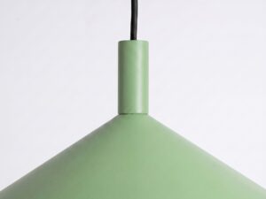 Miniaturka 53 - Lampa wisząca Sorvella 40 cm szałwiowy – detal mocowania klosza