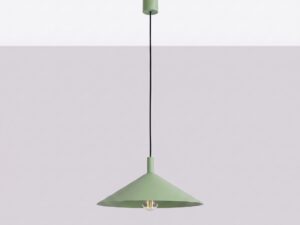 Miniaturka 49 - Lampa wisząca Sorvella 40 cm szałwiowy we wnętrzu