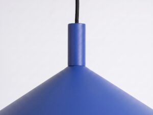 Miniaturka 74 - Lampa wisząca Sorvella 40 cm ultramaryna – detal mocowania klosza