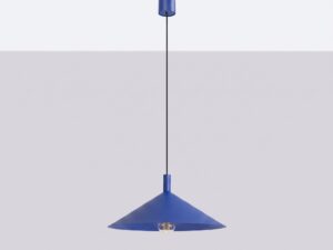 Miniaturka 70 - Lampa wisząca Sorvella 40 cm ultramaryna we wnętrzu