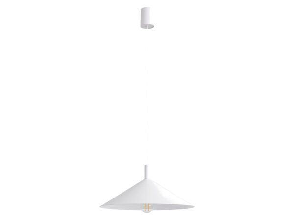 Lampa wisząca Sorvella 40 cm na białym tle