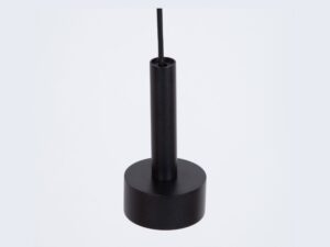 Miniaturka 2 - Czarny cylindryczny klosz lampy wiszącej Stamp 1 + 1 z dolnym źródłem GX53