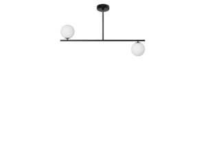 Miniaturka 3 - SUGURI C czarna lampa wisząca S z dwoma kloszami