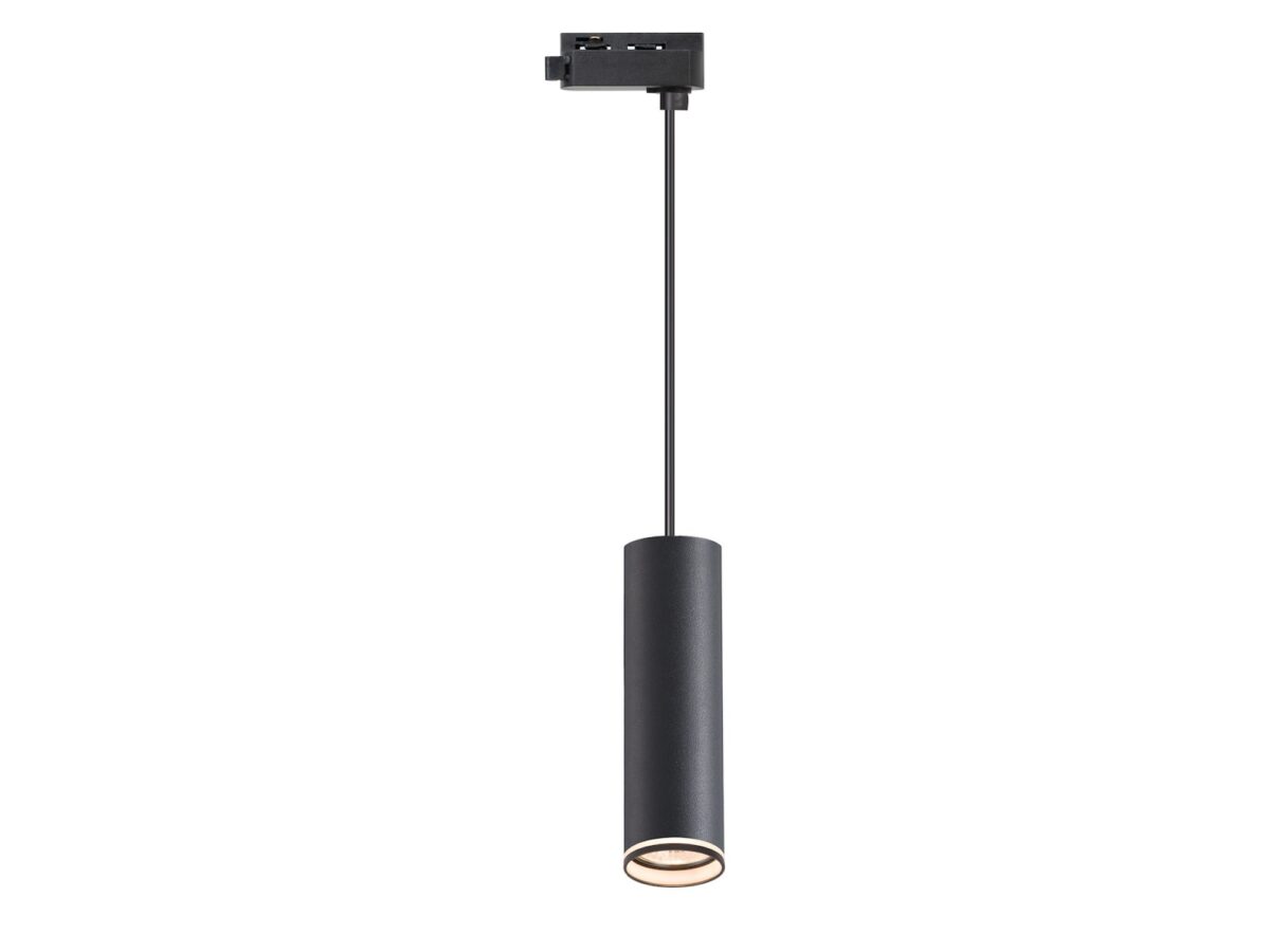 Lampa wisząca szynowa GU10 z pierścieniem 128 cm