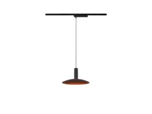 Miniaturka 1 - Lampa wisząca Lalu Set Elypse 22 – profil czarnego klosza