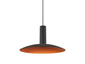 Miniaturka 4 - Czarna lampa wisząca Lalu Set Elypse 22 – widok z przodu