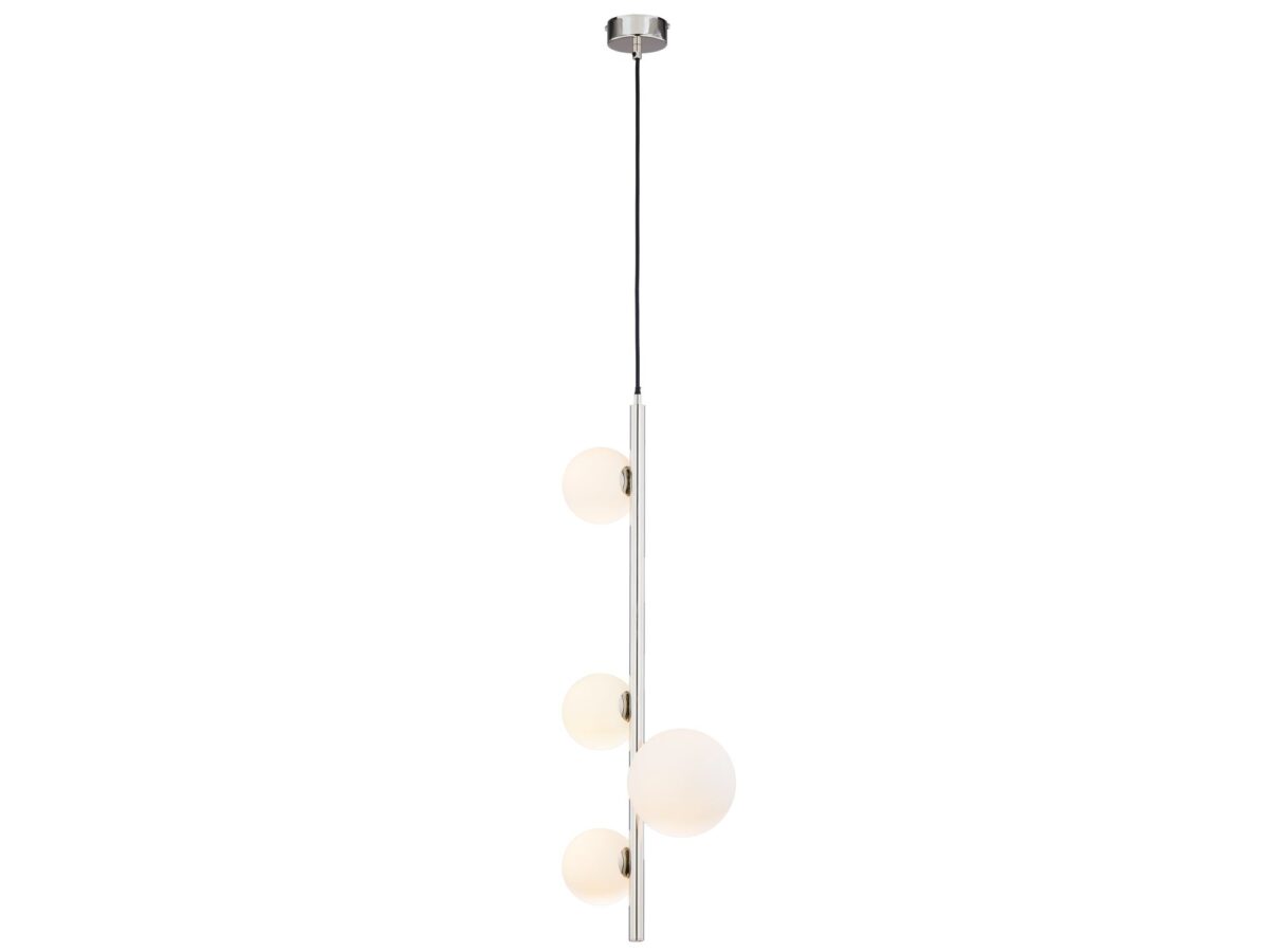 Lampa wisząca Taida 4-punktowa ze szklanymi kulami