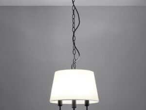 Miniaturka 2 - Lampa Telerio 3-punktowa świeci na szarej ścianie w aranżacji