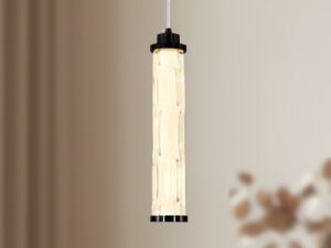 Miniaturka 1 - Lampa wisząca Telimio LED 10 W szczegóły szklanego klosza