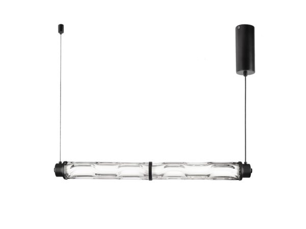 Lampa wisząca pozioma LED Telimio 66 cm 18 W czarna