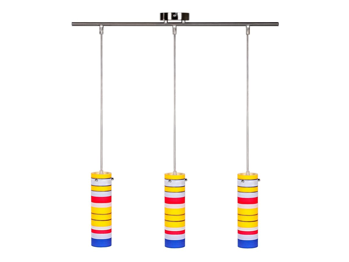 Lampa wisząca Telivora 3-punktowa G9 70 cm nikiel mat