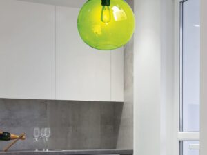Miniaturka 7 - Lampa wisząca Telonio zielona – aranżacja wnętrza