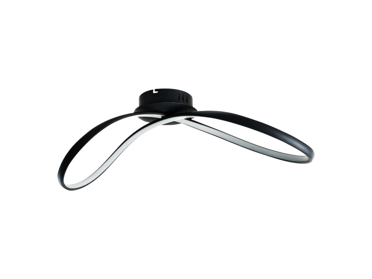 Lampa sufitowa LED Telosano 21 W 70 cm czarna