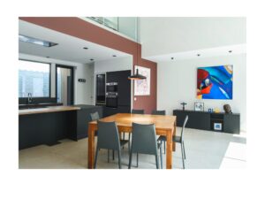Miniaturka 3 - Lampa wisząca Lalu Set Tetra 36 LED w aranżacji jadalni, zdjęcie producenta