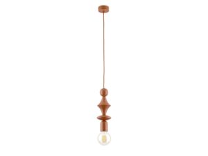 Miniaturka 1 - Lampa wisząca Tower w kolorze ceglastym, zdjęcie produktowe