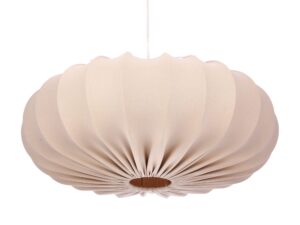 Miniaturka 6 - Lampa wisząca Ulidino z plisowanym abażurem w kolorze frappe