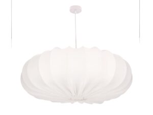 Miniaturka 2 - Lampa wisząca Ulidino z kremowym abażurem latte