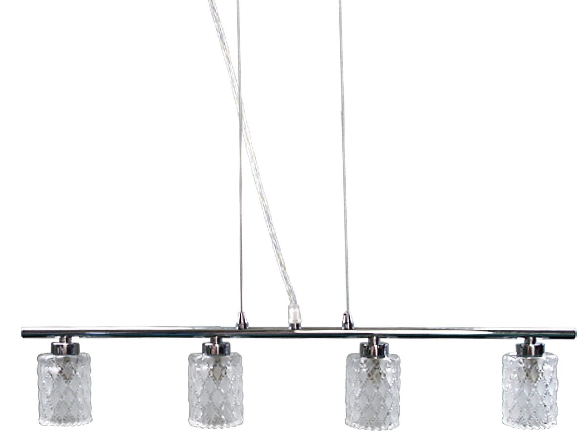 Lampa wisząca Ulovio 4-punktowa 64 cm chrom