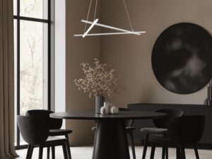 Miniaturka 3 - Aranżacja jadalni z lampą wiszącą Valitano 30 W nad stołem