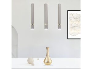 Miniaturka 4 - Lampa wisząca Velasina trzy na listwie – aranzacja