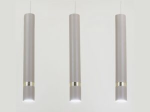 Miniaturka 1 - Lampa wisząca Velasina trzy na listwie – oswietlone