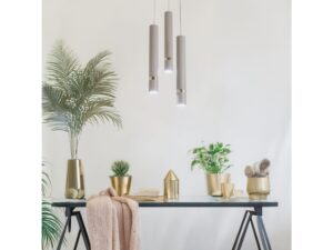Miniaturka 4 - Lampa wisząca Velasina trzy okragla rozeta – aranzacja wnetrze