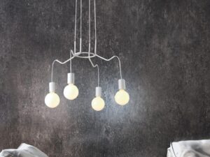 Miniaturka 2 - Lampa wisząca Velovano biała matowa w aranżacji pomieszczenia