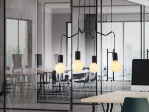 Miniaturka 3 - Lampa wisząca Velovano czarna matowa w aranżacji wnętrza