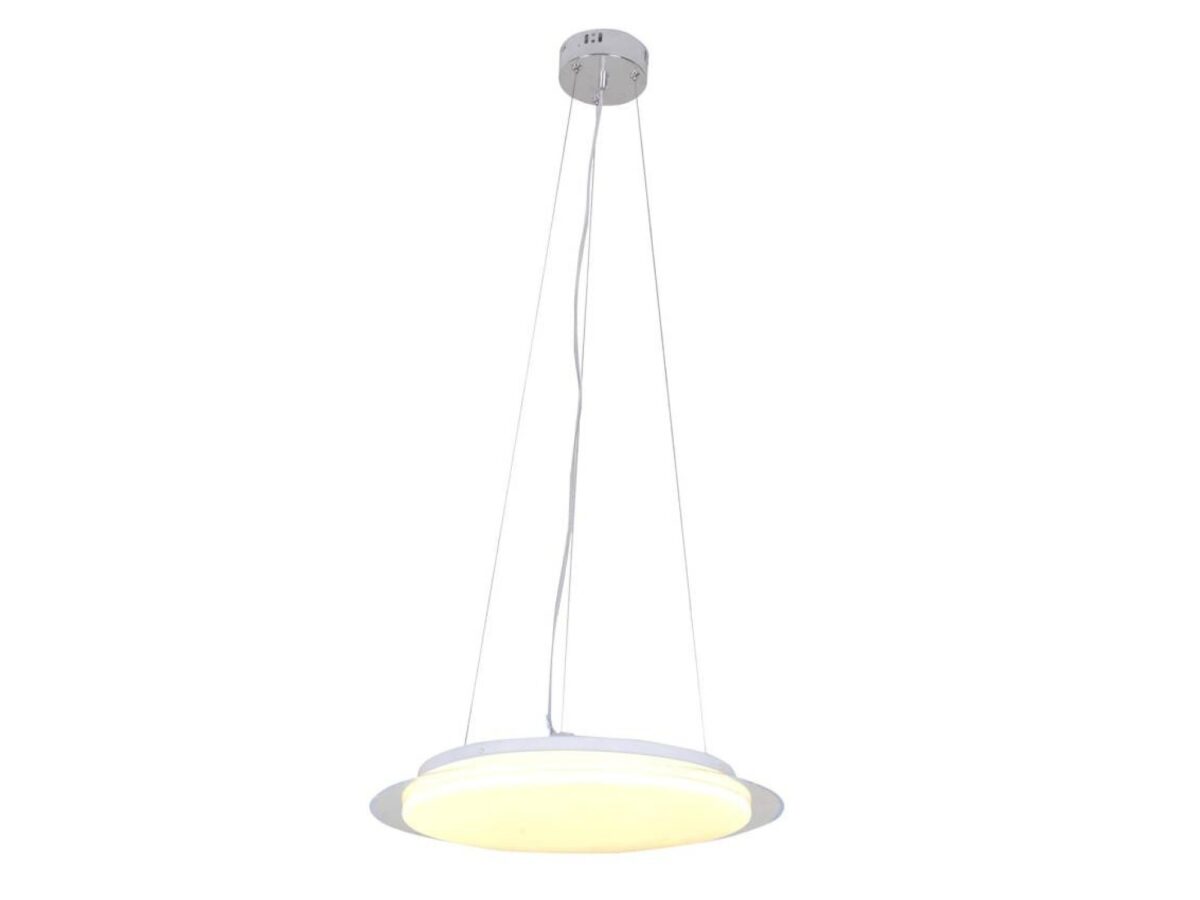 Lampa wisząca LED Venevio biała 45 cm 18 W